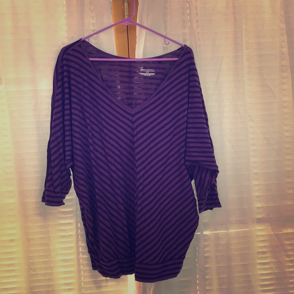 Light purple and dark purple shirt